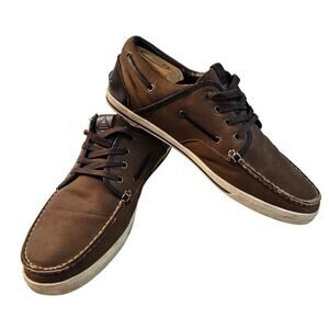 Aldo Men's Costamolino Boat Shoe Cognac sz 11 comfort preppy *FLAW* brown